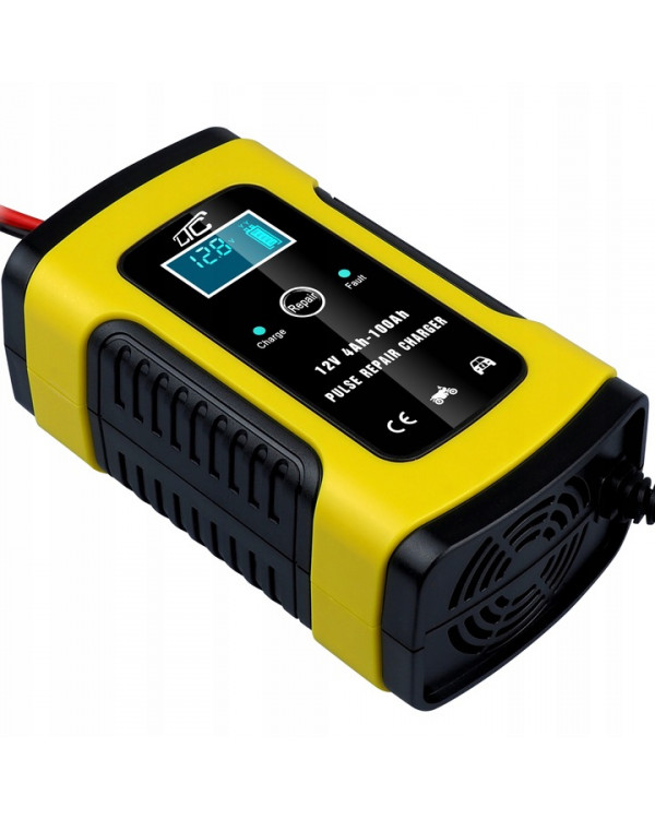 ПОТУЖНИЙ АВТОМАТИЧНИЙ ЗАРЯДНИЙ ПРИСТРІЙ LCD 100Ah LCD 12V 6A