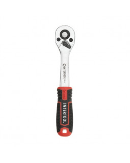 Рукоятка з храповим механізмом 72 зуба, 1/4", Cr-V STORM INTERTOOL ET-8001-foto2