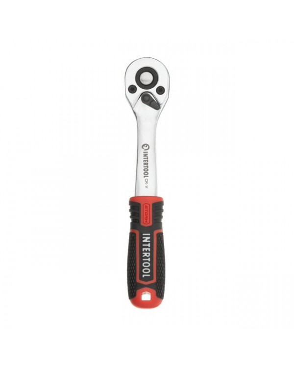 Рукоятка з храповим механізмом 72 зуба, 1/4", Cr-V STORM INTERTOOL ET-8001 Рукоятка з храповим механізмом 72 зуба, 1/4", Cr-V STORM INTERTOOL ET-8001