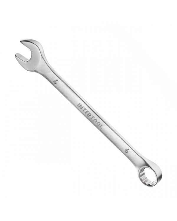 Ключ комбінований 6 мм CrV INTERTOOL HT-1206 Ключ комбінований 6 мм CrV INTERTOOL HT-1206