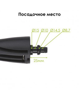 Насадка-щітка до мийок високого тиску DT-1505/DT-1507 INTERTOOL DT-1577-foto2