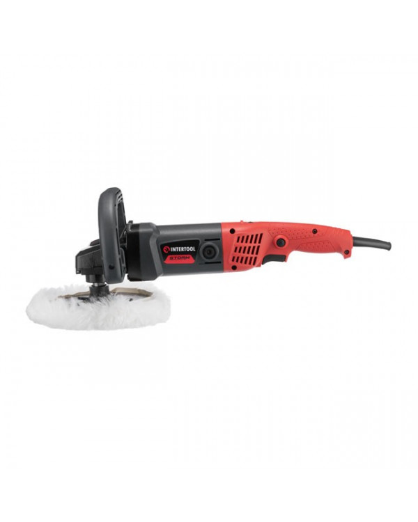 Машина полiрувальна STORM 1400 Вт, 0-3200 об/хв, 180 мм, 230 В INTERTOOL WT-1800