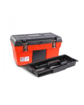 Ящик для інструменту з металевими замками, 19", 483x242x240 мм INTERTOOL BX-1119 Ящик для інструменту з металевими замками, 19", 483x242x240 мм INTERTOOL BX-1119