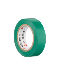 Стрічка ізоляційна 0.15мм*17мм*10м зелена INTERTOOL IT-0031-foto2