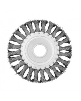 Щітка кільцева 125x22,2 мм (пучки крученого дроту) INTERTOOL BT-7125