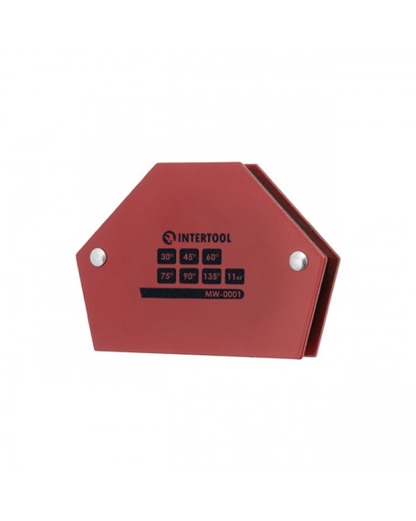 Тримач магнітний для зварювання трапеція,11кг INTERTOOL MW-0001 Тримач магнітний для зварювання трапеція,11кг INTERTOOL MW-0001