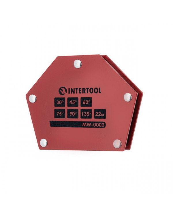 Тримач магнітний для зварювання трапеція 22кг INTERTOOL MW-0002