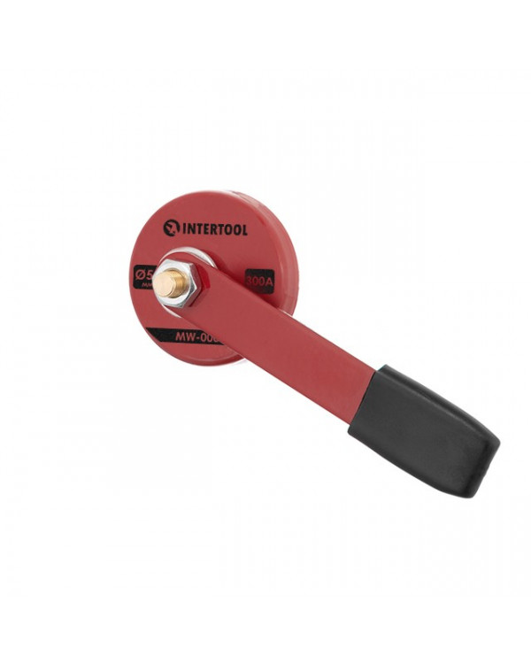Контакт магнітний з рукояткою Ø50 мм 300 А INTERTOOL MW-0009