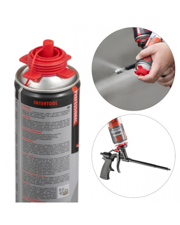 Очищувач монтажної піни, 500 мл INTERTOOL FS-0099