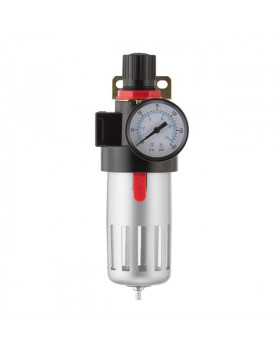 Фільтр для очищення повітря + редуктор у металі 1/2" INTERTOOL PT-1410 Фільтр для очищення повітря + редуктор у металі 1/2" INTERTOOL PT-1410