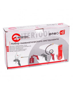 Набір для фарбування пневматичний 5 од INTERTOOL PT-1501-foto2